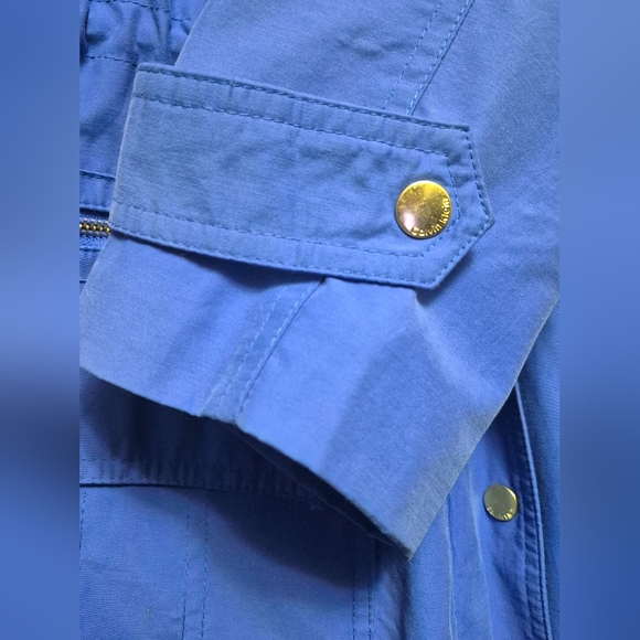 Calvin Klein Women's Large Utility Jacket in Vibrant Blue - Picture 6 of 8